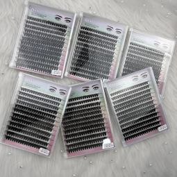 Lash Clusters Manufacturer - 180 Pcs C D Curl 12-16mm Thin Band