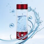 Smart Hydrogen Water Bottle Manufacturer - Custom Logo 14oz Red BPA Free Unique Christmas Gift Boiling Water Applicable