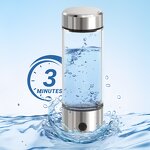 Hydrogen Ionizer Water Bottle Manufacturer - Father Mother Birthday Gift Second Generation 14oz Rechargeable Spe Pem Electrolysis Alkaline H2