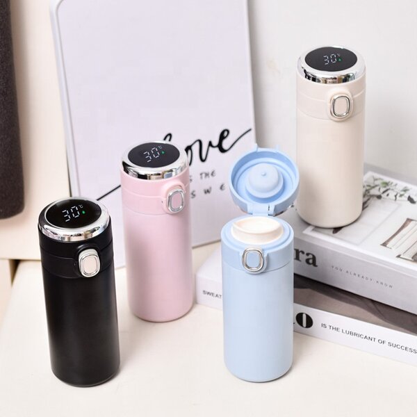 Smart Water Bottle Manufacturer - 420ml LED Temperature Display Metal Insulation Stainless Steel Intelligent Vacuum Flask