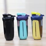 Fitness Gym Shaker Cup Manufacturer - Wholesale 22oz Portable Double Wall Strawberry Plastic BPA Free for Protein Powder Customizable