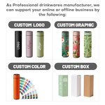 Smart Water Bottle Manufacturer - Custom Logo Business Gift Green H4.0 500ml Stainless Steel Thermos Gym Sports Replaceable Battery