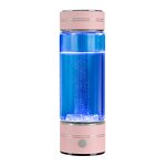 Hydrogen Rich Water Bottle Manufacturer - Corporate Gift 2-in-1 Green 14oz Anti-Aging Ionized SPE PEM 5000 Ppb Eco-Friendly Stainless Steel