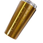 Protein Shaker Cup Manufacturer - Custom Logo 500ml Stainless Steel Sports Gym Boba Tumbler with Stirring Ball