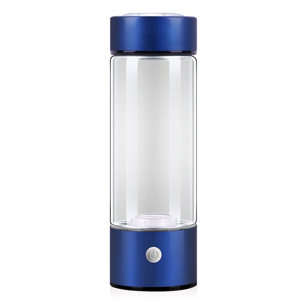 Hydrogen Enriched Water Cup Manufacturer - Portable 14oz Blue Classic Business Corporate Gift with Custom Logo Boiling Water Applicable