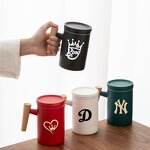 Ceramic Tea Infuser Mug Manufacturer - Corporate Business Gift Creative Matte Sublimation with Lid and Bamboo Handle