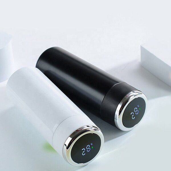 Smart Water Bottle Manufacturer - Led Temperature Display 400ml Stainless Steel Vacuum Sport Thermal