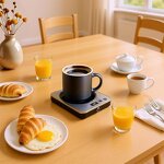 Mug Warmer Manufacturer - Desk Portable 3-Temperature Smart Aluminium Plastic Resin Materials