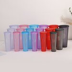 Coffee Tumbler Cup Manufacturer - Wholesale in Bulk Gift Set 30oz 24oz 16oz Buy 1 Get 3 USA Black Studded with Straw