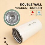 Travel Water Cup Tumbler Manufacturer - Wholesale Outdoor Gift Simple Double Wall Leak-proof Stainless Steel Portable Thermos Coffee