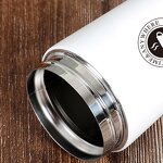 Gym Coffee Cup Manufacturer - Ready to Ship Promotional Business Gift 16oz 500ml Portable Leakproof Stainless Steel Red for Lady