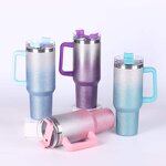 Insulated Tumbler Manufacturer - Stainless Steel Double Wall Vacuum with Straw 40oz 6-12 Hours Thermal BPA Free Portable