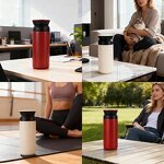 Sports Water Bottle Manufacturer - New Design Giveaway Gift Japanese 304 Stainless Steel Double Wall Vacuum Insulated Gym Hiking Travel
