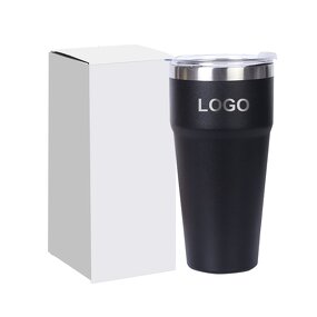 Vacuum Thermos Ice Cup Manufacturer - Custom Logo Stainless Steel Double Wall Car Portable Coffee with Pack Flask