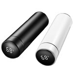 Smart Thermos Manufacturer - Custom Logo Giveaways Gift 16oz Led Temperature Display Stainless Steel Vacuum Flask Water Bottle
