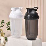 Protein Shaker Bottle Manufacturer - Novel Promotion Gift 500ml Purple Yellow Bpa Free Gym Fitness Plastic with Custom Logo