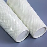 Studded Tumbler Cup Manufacturer - Luxury Personalized 750ml 24oz White Double Wall Cold Brew Coffee with Bow Straw