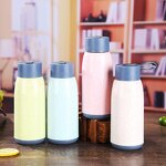 Wheat Straw Glass Water Bottle Manufacturer - Ins Style Cheap Advertising Business Gift 12oz Eco-friendly with Strap