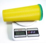 Studded Tumbler Cup Manufacturer - Customized 24 Ounce Plastic Double Wall Yellow Cold Water with Lid Straw