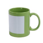 Ceramic Milk Coffee Cup Manufacturer - Customized 11oz DIY Blank White Glow in Dark Luminous Sublimation with Handle