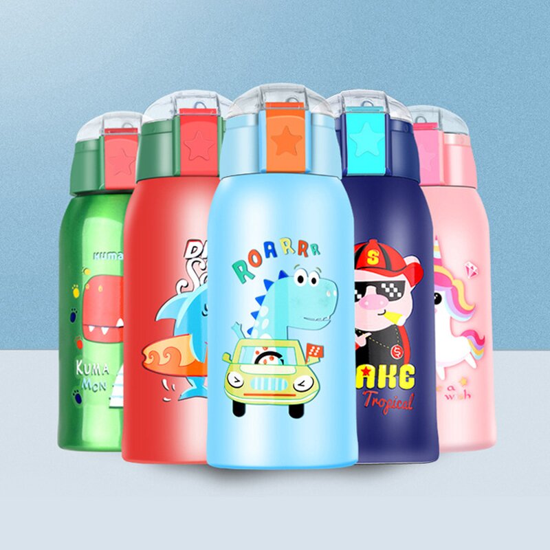 Smart Water Bottle Manufacturer - Digital 500ml Heat Thermal Stainless Steel Thermos for Children Kids