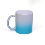 Ceramic Coffee Cup Manufacturer - Promotional Gift Custom Logo 11 oz Gradient Ombre Sublimation for Breakfast Milk Tea