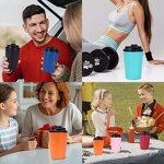 Coffee Tumbler Manufacturer - Customized 12oz Blue Mini Travel Stainless Steel Insulated Leak-proof Gift