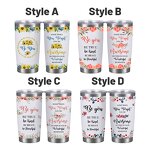 Coffee Mug Tumbler Manufacturer - Custom Religious Christian Inspirational Gift 20oz Stainless Steel Leak-Proof Vacuum Travel