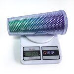 Studded Coffee Cup Tumbler Manufacturer - Business Gift 24 oz Bling Glitter Diamond Silver with Straw