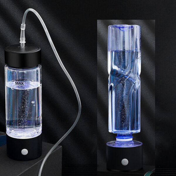 Hydrogen Rich Bottle Manufacturer - High Grade 3-in-1 Corporate Gift 14oz Sports Performance Molecular Portable with Canula