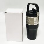 Travel Coffee Tumbler Manufacturer - Corporate Promotional Gift 30oz Double Wall Insulated with Handle and Straw Gym Custom Logo