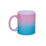 Ceramic Coffee Cup Manufacturer - Promotional Gift Custom Logo 11 oz Gradient Ombre Sublimation for Breakfast Milk Tea
