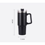 Coffee Cup Tumbler Manufacturer - Birthday Gift for Girls 40 Oz Leak-Proof Double Wall Hot Pink Stainless Steel Vacuum Travel with Straw