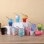 Shot Tumbler Manufacturer - Custom Party Favor 4oz Gradient Insulated with Handle Mini Short Glass for Espresso