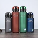 Drinking Water Bottle Cup Manufacturer - Wholesale Creative Portable Frosted with Lid Food Grade Sports for Camping
