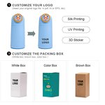 Double-layer Glass Water Bottle Manufacturer - New Cute Cartoon Portable Mini 13oz with Hidden Handle