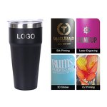 Vacuum Thermos Ice Cup Manufacturer - Custom Logo Stainless Steel Double Wall Car Portable Coffee with Pack Flask