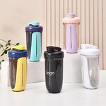 Fitness Gym Shaker Cup Manufacturer - Wholesale 22oz Portable Double Wall Strawberry Plastic BPA Free for Protein Powder Customizable