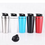 Protein Shaker Tumbler Manufacturer - High Quality Custom 500ml Classic Reusable Metal Stainless Steel Sport Gym