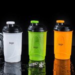 Gym Protein Shaker Bottle Manufacturer - 2024 Insulated 500ml Stainless Steel Cup Mixer Outdoor Sports Made of PP Material