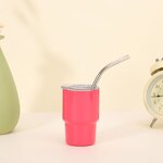 Shot Glass Tumbler Manufacturer - Custom Logo Reusable Eco-Friendly Promotion Gift 3oz 5oz 7oz Tequila Stainless Steel with Lid Straw