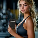 Travel Water Cup Tumbler Manufacturer - Wholesale Outdoor Gift Simple Double Wall Leak-proof Stainless Steel Portable Thermos Coffee