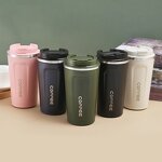 Travel Water Cup Tumbler Manufacturer - Wholesale Outdoor Gift Simple Double Wall Leak-proof Stainless Steel Portable Thermos Coffee