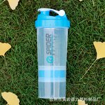 Protein Shaker Bottle Manufacturer - Promotional Gift 17oz Portable Bpa Free Transparent Plastic Workout Gym with Pill Organizer