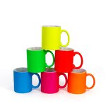 Ceramic Milk Coffee Mug Manufacturer - Custom Reasonable Price DIY 11 oz Fluorescent Blank Sublimation for Promotion