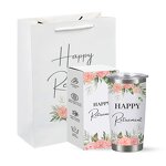 Coffee Tumbler Manufacturer - Custom Happy Nurse Teacher Co Worker Retirement Gift 20oz Stainless Steel Double Wall for Women Men