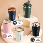 Smart Water Bottle Cup Manufacturer - Outdoor Simple Portable 304 Vacuum Stainless Steel Intelligent Temperature Display Led