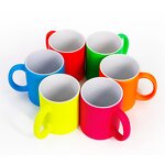 Ceramic Milk Coffee Mug Manufacturer - Custom Reasonable Price DIY 11 oz Fluorescent Blank Sublimation for Promotion
