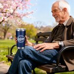 Tumbler Manufacturer - Custom Air Force Fire Fighter Engravable Retirement Gift 20oz Stainless Steel Double Wall Vacuum