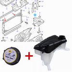 Coolant Reservoir Overflow Expansion Tank Manufacturer - for Ford Mondeo 1S71-8K218-AB 1S718K218AB 1087157 1117755